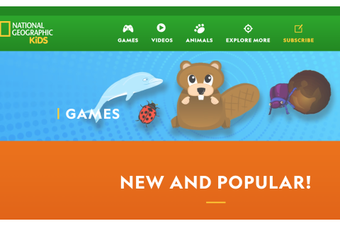 National Geographic的一个儿童学习英语的网站