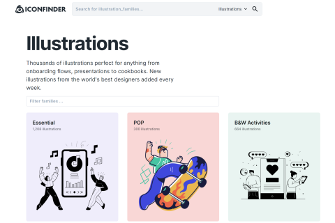 一个免费好用的图标素材获取网站