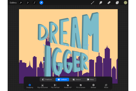 如何在Procreate中裁剪、调整大小、剪切和复制！ precreate教程 第5张