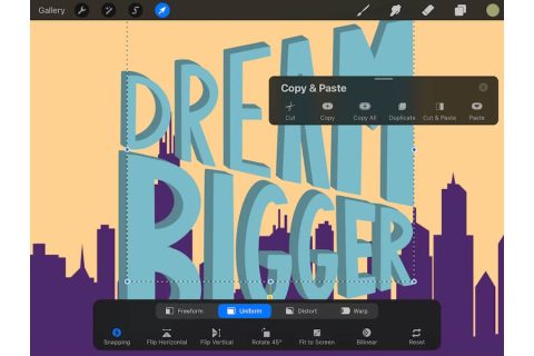 如何在Procreate中裁剪、调整大小、剪切和复制！ precreate教程 第8张