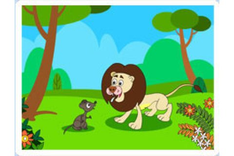 儿童英语故事-狮子和老鼠（The Lion and the Mouse）