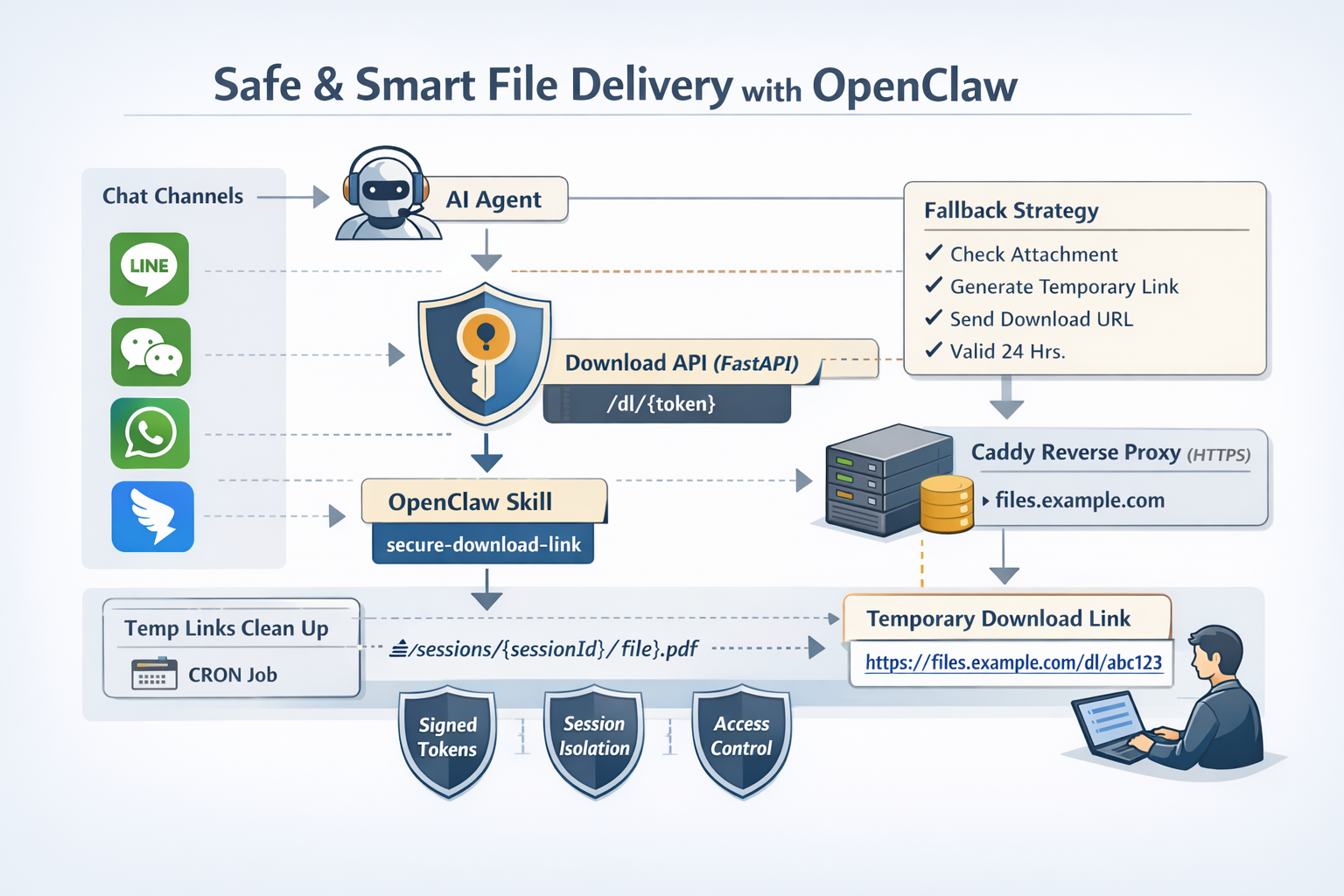 🧠 从附件失败到企业级文件分发：OpenClaw 安全下载架构完整实践