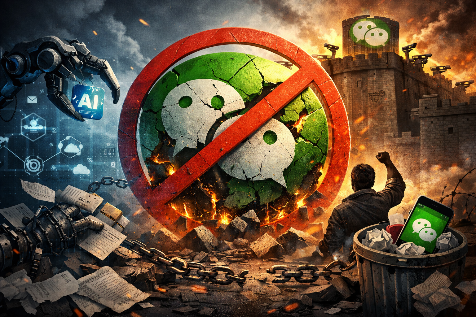 如果有一天你在微信上联系不到我，毫无疑问，我已经卸载了微信。