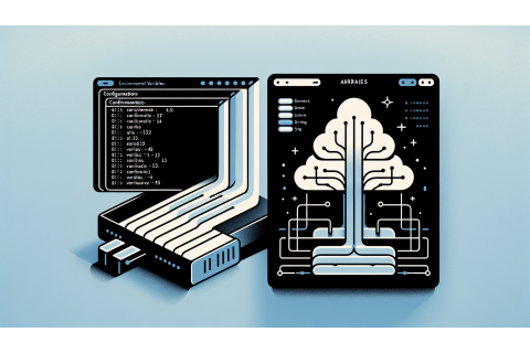环境变量最适合放配置，不适合放数组